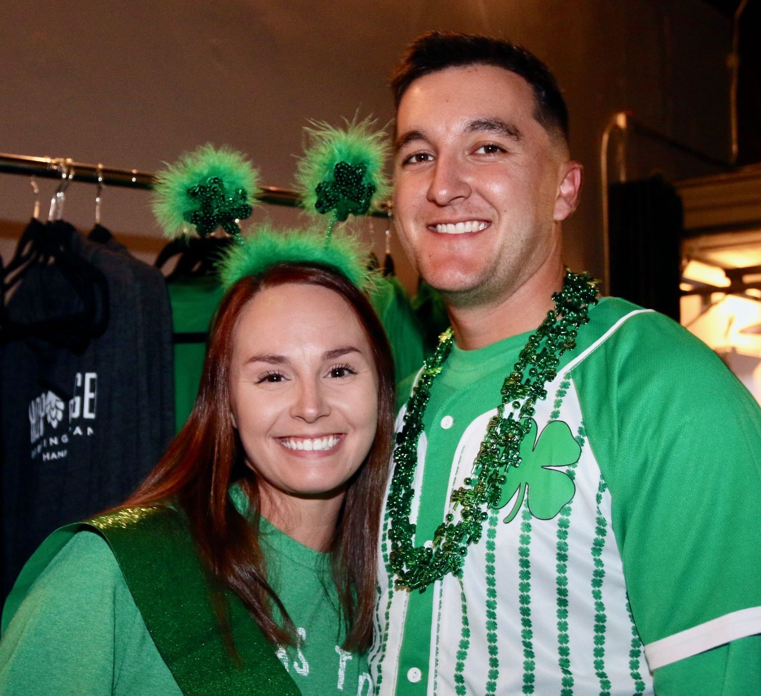 St. Patrick's Day couple